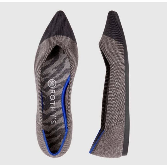 Rothy's Twilight Metallic Captoe Points size 8 RARE - Picture 2 of 7